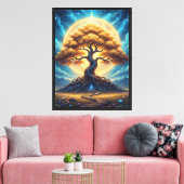 Levensboom Canvas Afdruk (Insitu (Woonkamer))