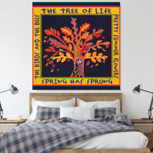 Levensboom Canvas Afdruk