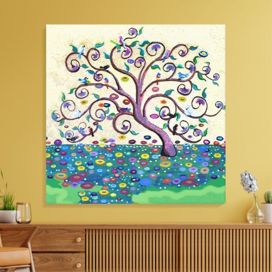 Levensboom Canvas Afdruk (Insitu (Woonkamer))