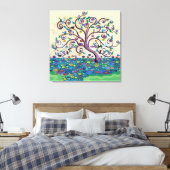 Levensboom Canvas Afdruk (Insitu (Slaapkamer))