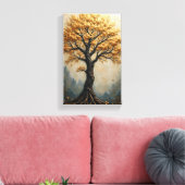 Levensboom Canvas Afdruk (Insitu (Woonkamer))