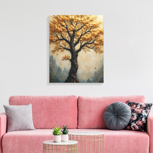 Levensboom Canvas Afdruk (Insitu (Woonkamer))