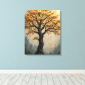 Levensboom Canvas Afdruk (Insitu (Houten vloer))