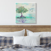 Levensboom Canvas Afdruk (Insitu (Slaapkamer))