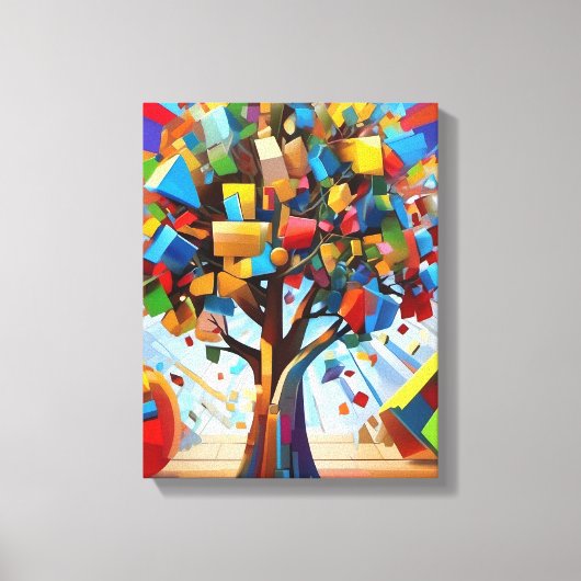 Levensboom. Canvas Afdruk (Voorkant)