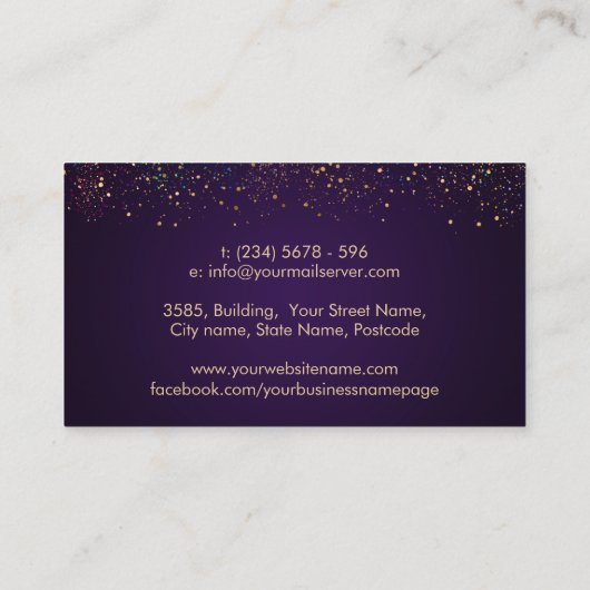 Levensboom - De omhelzing van de genezer Visitekaartje (Achterkant)