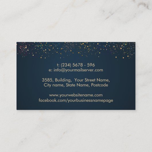 Levensboom - De omhelzing van de genezer Visitekaartje (Achterkant)