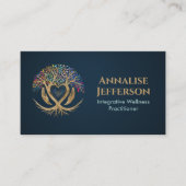 Levensboom - De omhelzing van de genezer Visitekaartje (Voorkant)