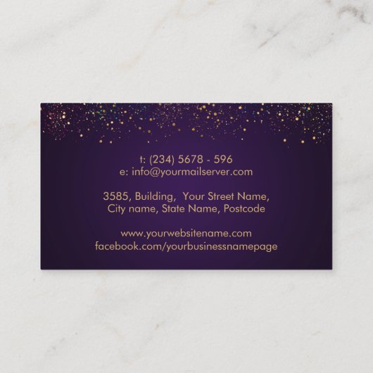 Levensboom - De omhelzing van de genezer Visitekaartje (Achterkant)