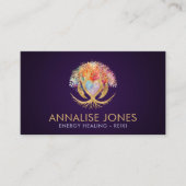 Levensboom - De omhelzing van de genezer Visitekaartje (Voorkant)