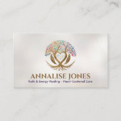 Levensboom - De omhelzing van de genezer Visitekaartje (Voorkant)