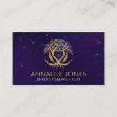 Levensboom - De omhelzing van de genezer Visitekaartje (Voorkant)