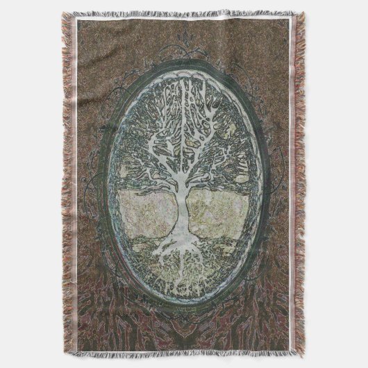 Levensboom Deken (Voorkant Verticaal)