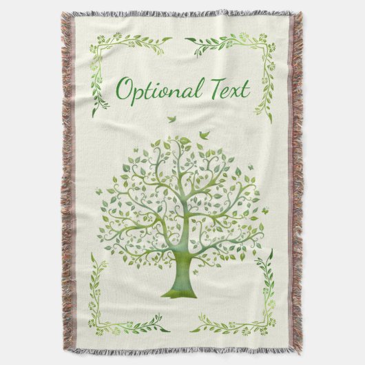 Levensboom Deken (Voorkant Verticaal)