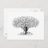 Levensboom - dieren briefkaart (Voorkant / Achterkant)