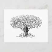 Levensboom - dieren briefkaart (Voorkant)