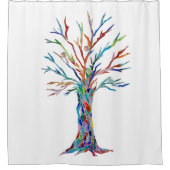 Levensboom Douchegordijn (Voorkant)