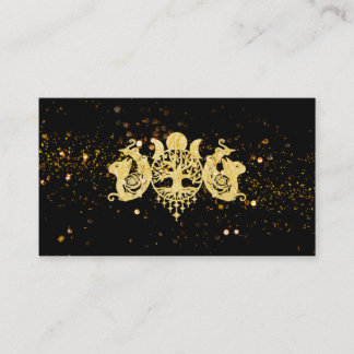 Levensboom, drievoudige maan visitekaartje