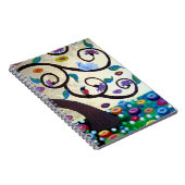 Levensboom duif en robin notitieboek (Rechterzijde)