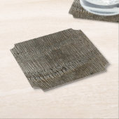 Levensboom Eén Kartonnen Onderzetters (Gekanteld)