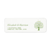 Levensboom, Elegant Wedding Etiket (Voorkant)