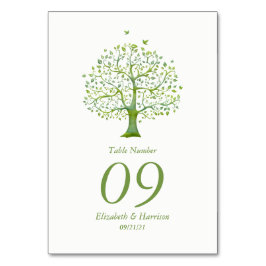 Levensboom, Elegant Wedding Kaart