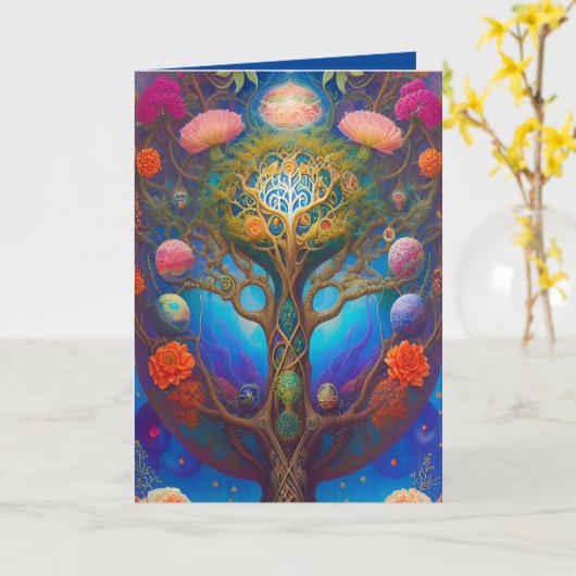 Levensboom | ELK EVENEMENT | Uitnodiging | Groet (Gele Bloem)