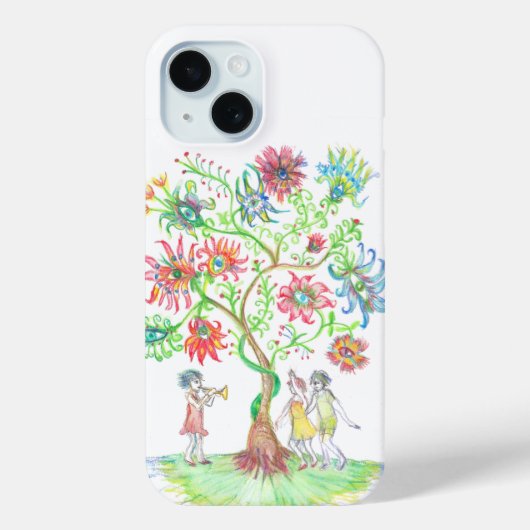 Levensboom en dansers Case-Mate iPhone case (Achterkant)