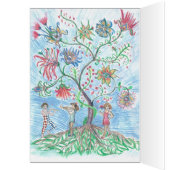 Levensboom en twee figuren (Binnen (Links))