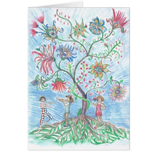 Levensboom en twee figuren (Voorkant)