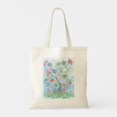 Levensboom en twee figuren tote bag (Achterkant)