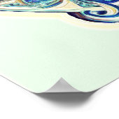 Levensboom en Yin Yang 1-Poster Poster (Hoek)