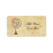 Levensboom Etiket (Voorkant)