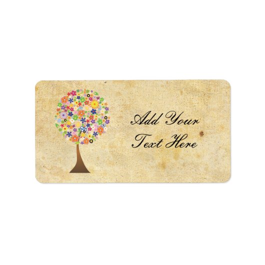 Levensboom Etiket (Voorkant)