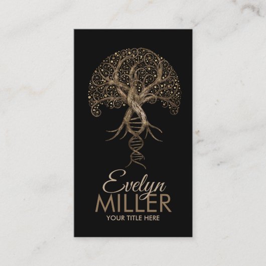 Levensboom - Evolutie-DNA Visitekaartje (Voorkant)