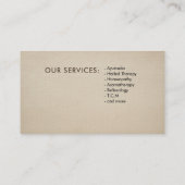 Levensboom - Evolutie-DNA Visitekaartje (Achterkant)