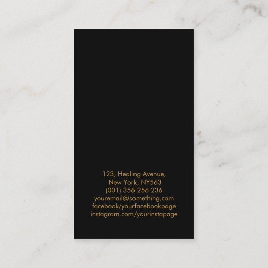 Levensboom - Evolutie-DNA Visitekaartje (Achterkant)