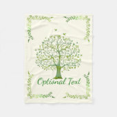 Levensboom Fleece Deken (Voorkant)