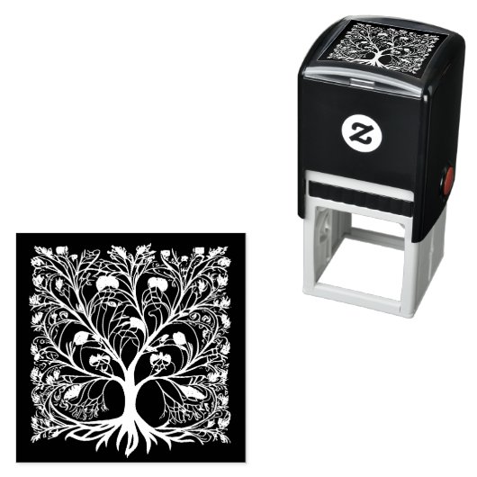 Levensboom Floral Zelfinktende Stempel (In situ)