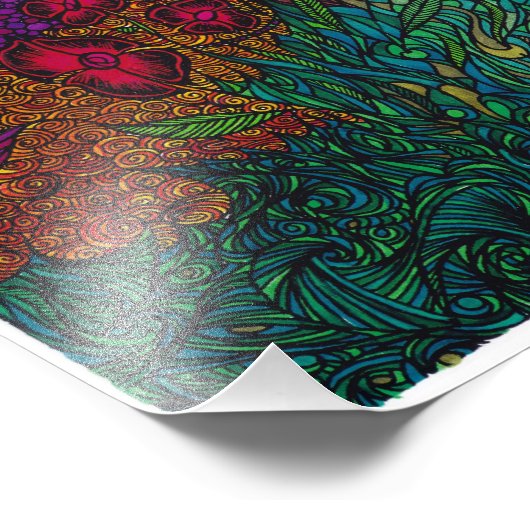 Levensboom Foto Afdruk (Hoek)