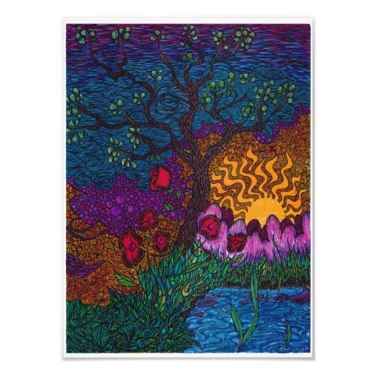 Levensboom Foto Afdruk (Voorkant)