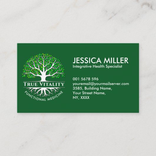 Levensboom - Functional Medicine Visitekaartje (Voorkant)