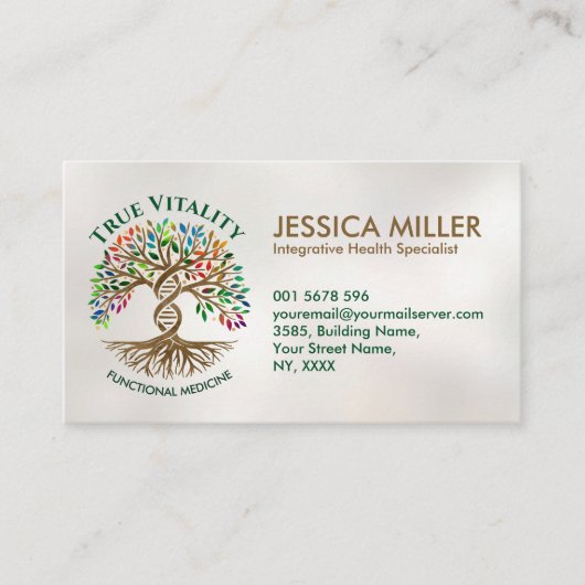 Levensboom - Functional Medicine Visitekaartje (Voorkant)