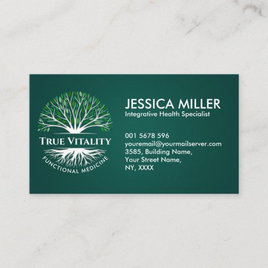 Levensboom - Functional Medicine Visitekaartje (Voorkant)