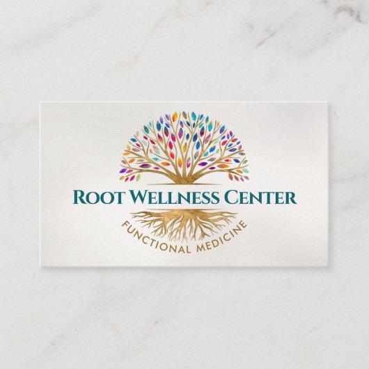 Levensboom - Functionele geneeskunde Visitekaartje (Voorkant)