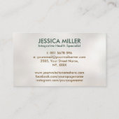 Levensboom - Functionele geneeskunde Visitekaartje (Achterkant)