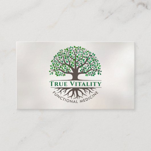 Levensboom - Functionele geneeskunde Visitekaartje (Voorkant)