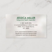 Levensboom - Functionele geneeskunde Visitekaartje (Achterkant)