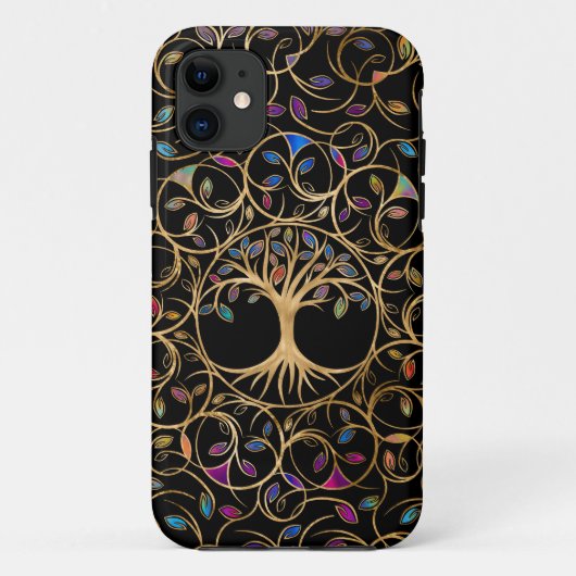 Levensboom - Gegdrasil - kleurrijke bladeren Case-Mate iPhone Case (Achterkant)