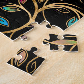 Levensboom - Gegdrasil - kleurrijke bladeren Legpuzzel (Zijkant)